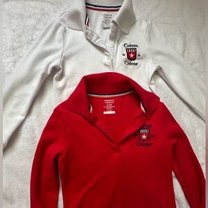 Creme de le Creme long sleeve polo